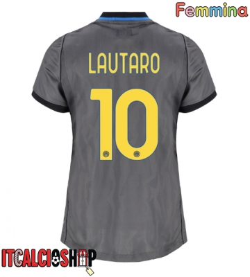 Inter Milan Lautaro Martinez #10 Terza Maglia Femmina 2026-27 Manica Corta Inter Milan Lautaro Martinez #10 Terza Maglia Femmina 2026-27 Manica Corta